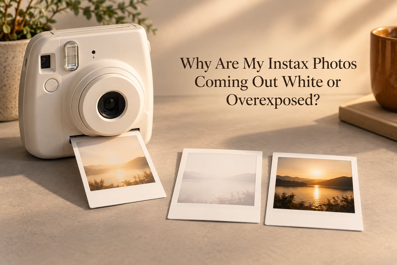 Why Are My Instax Photos Coming Out White or Overexposed?