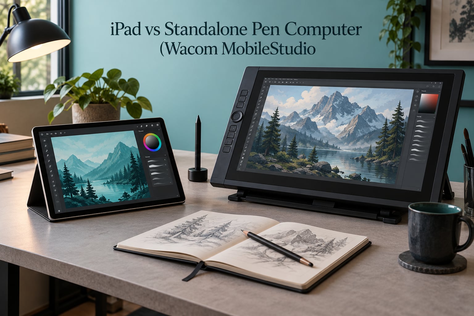 iPad vs Standalone Pen Computer (Wacom MobileStudio