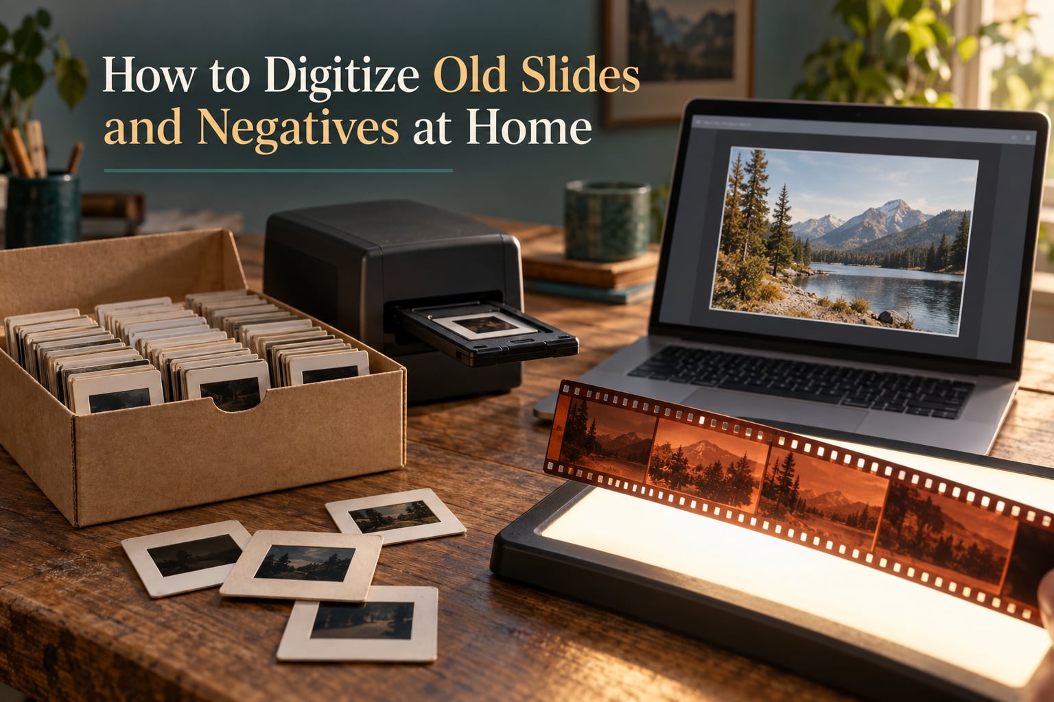 How to Digitize Old Slides and Negatives at Home
