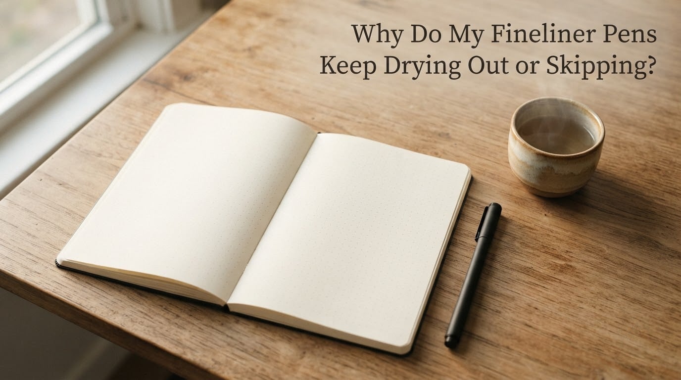 Why Do My Fineliner Pens Keep Drying Out or Skipping?