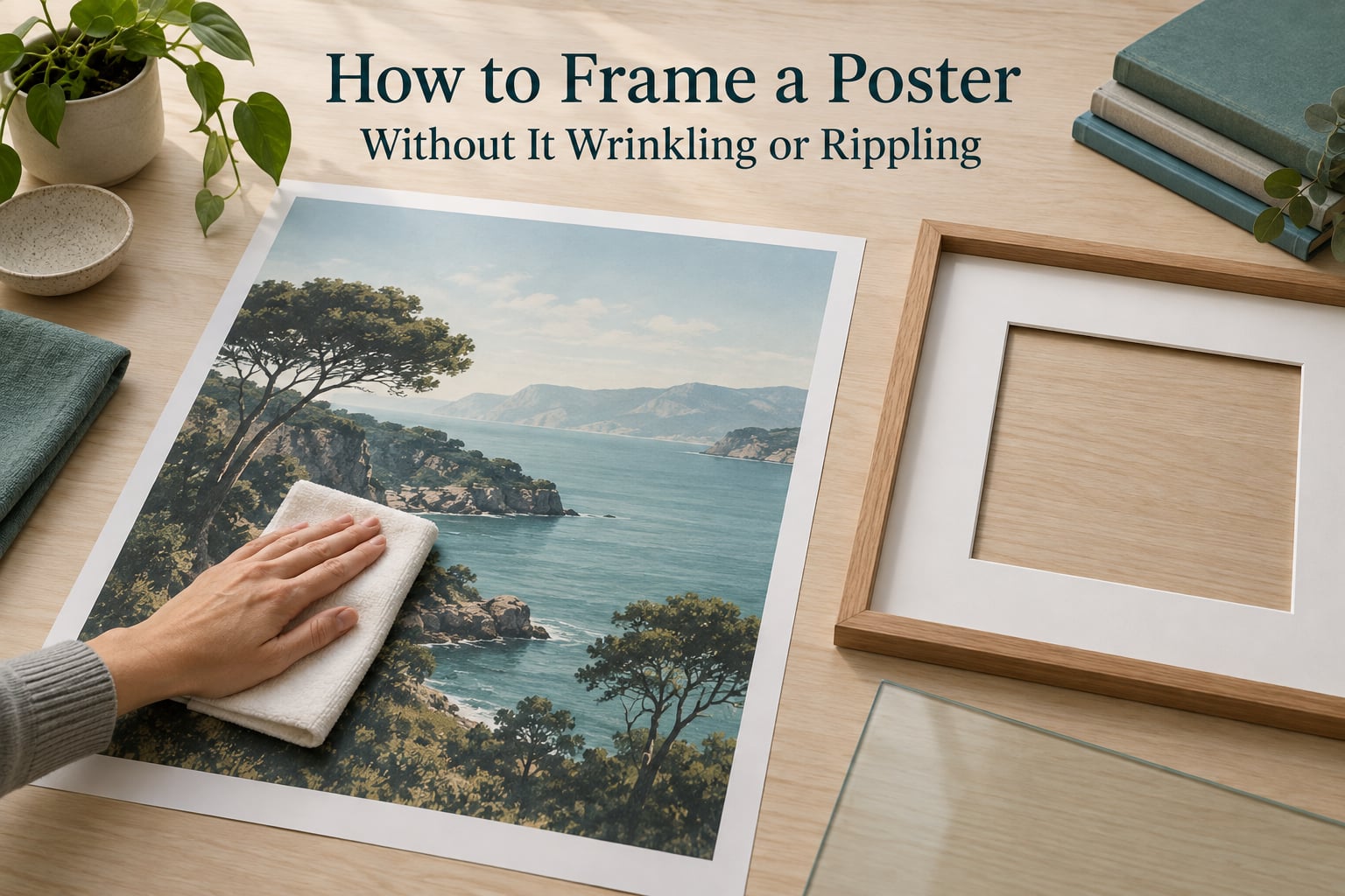 How to Frame a Poster Without It Wrinkling or Rippling
