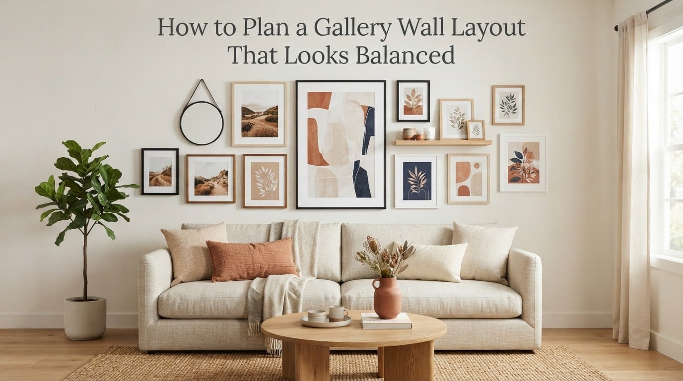 How to Plan a Gallery Wall Layout That Looks Balanced