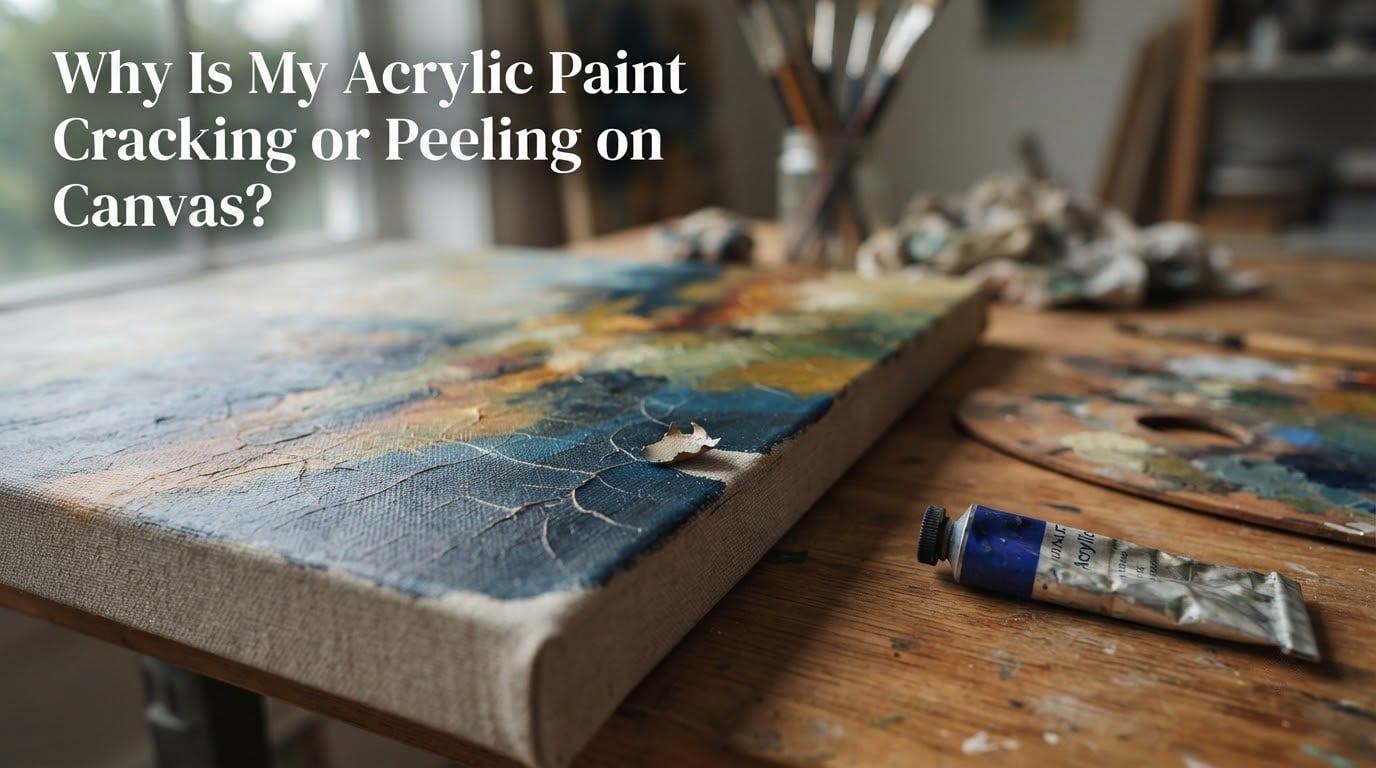 Why Is My Acrylic Paint Cracking or Peeling on Canvas?