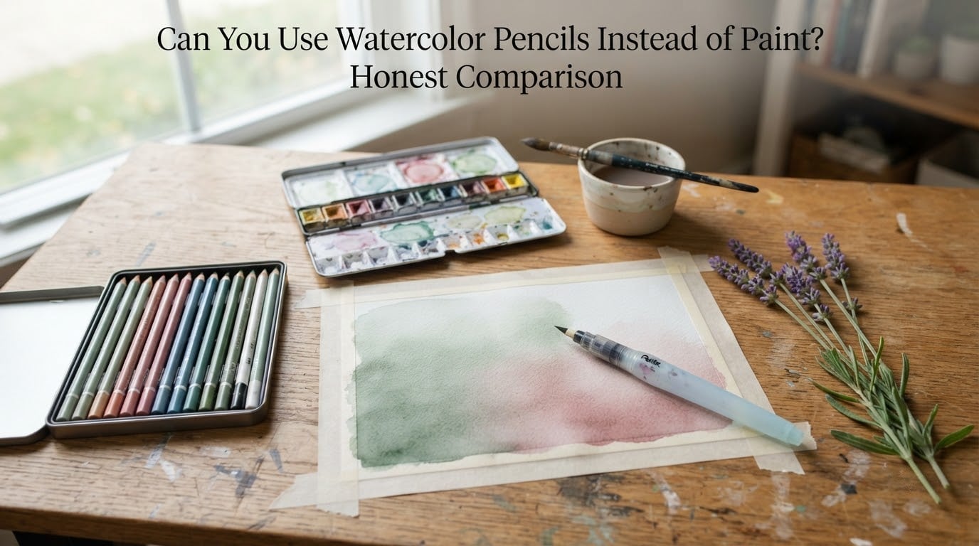 Can You Use Watercolor Pencils Instead of Paint? Honest Comparison
