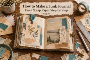 How to Make a Junk Journal From Scrap Paper Step by Step