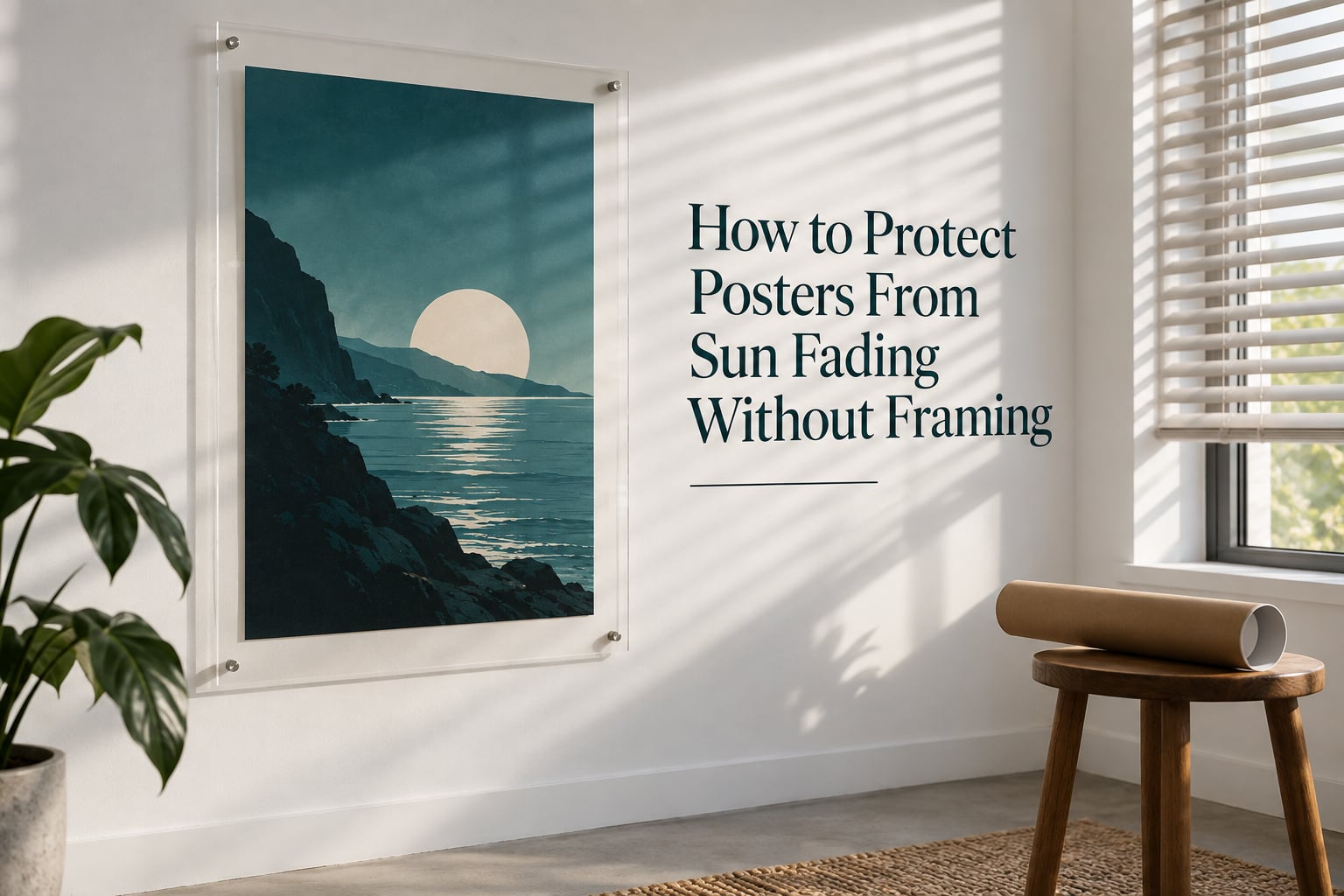 How to Protect Posters From Sun Fading Without Framing