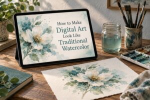 How to Make Digital Art Look Like Traditional Watercolor