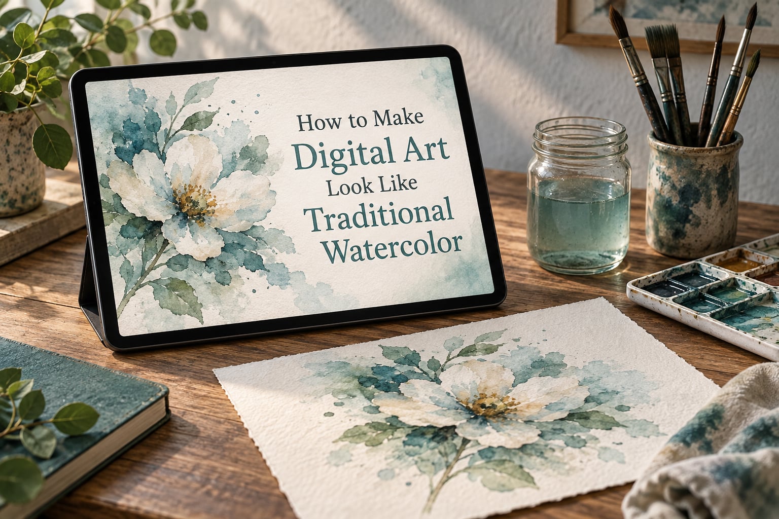 How to Make Digital Art Look Like Traditional Watercolor