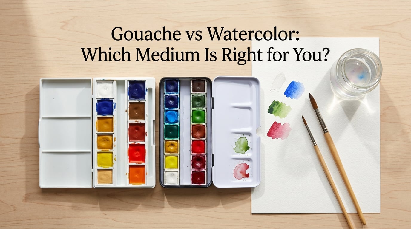 Gouache vs Watercolor: Which Medium Is Right for You?