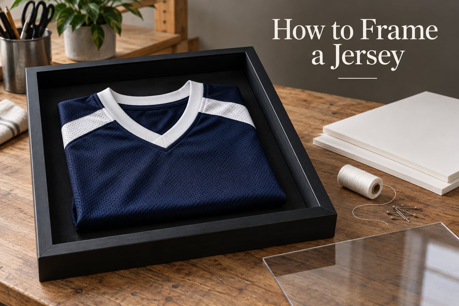 How to Frame a Jersey