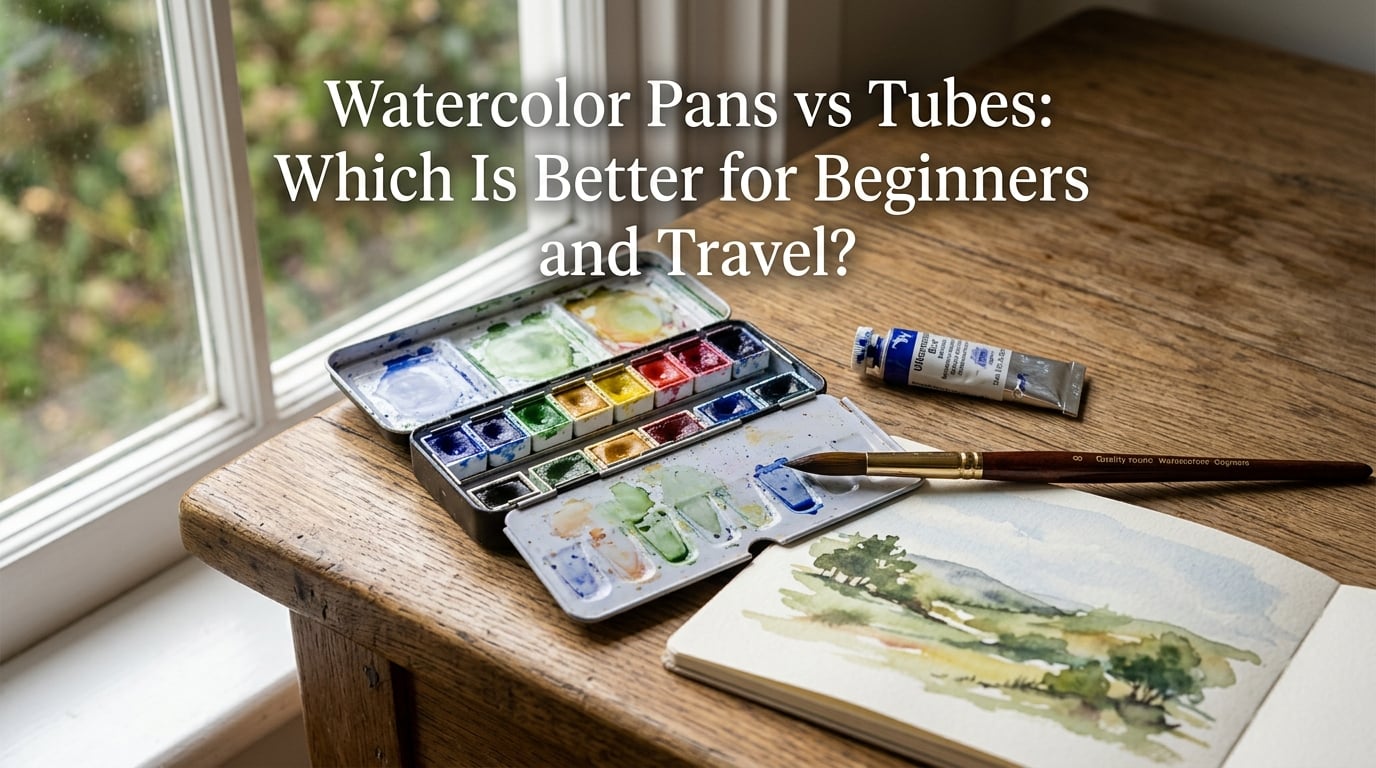 Watercolor Pans vs Tubes: Which Is Better for Beginners and Travel?