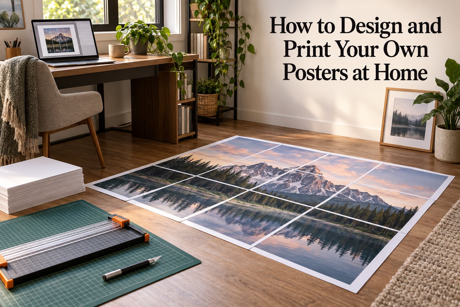 How to Design and Print Your Own Posters at Home