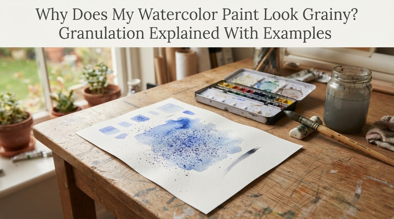 Why Does My Watercolor Paint Look Grainy? Granulation Explained With Examples