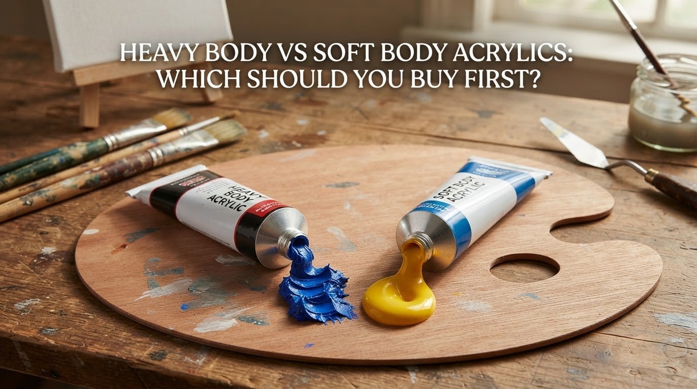 Heavy Body vs Soft Body Acrylics: Which Should You Buy First?