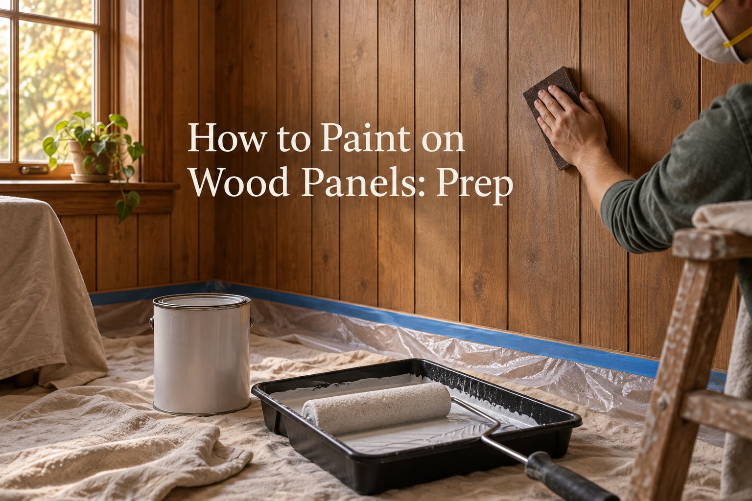 How to Paint on Wood Panels: Prep