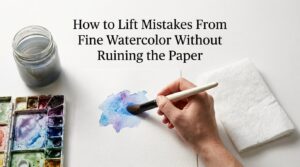How to Lift Mistakes From Watercolor Without Ruining the Paper