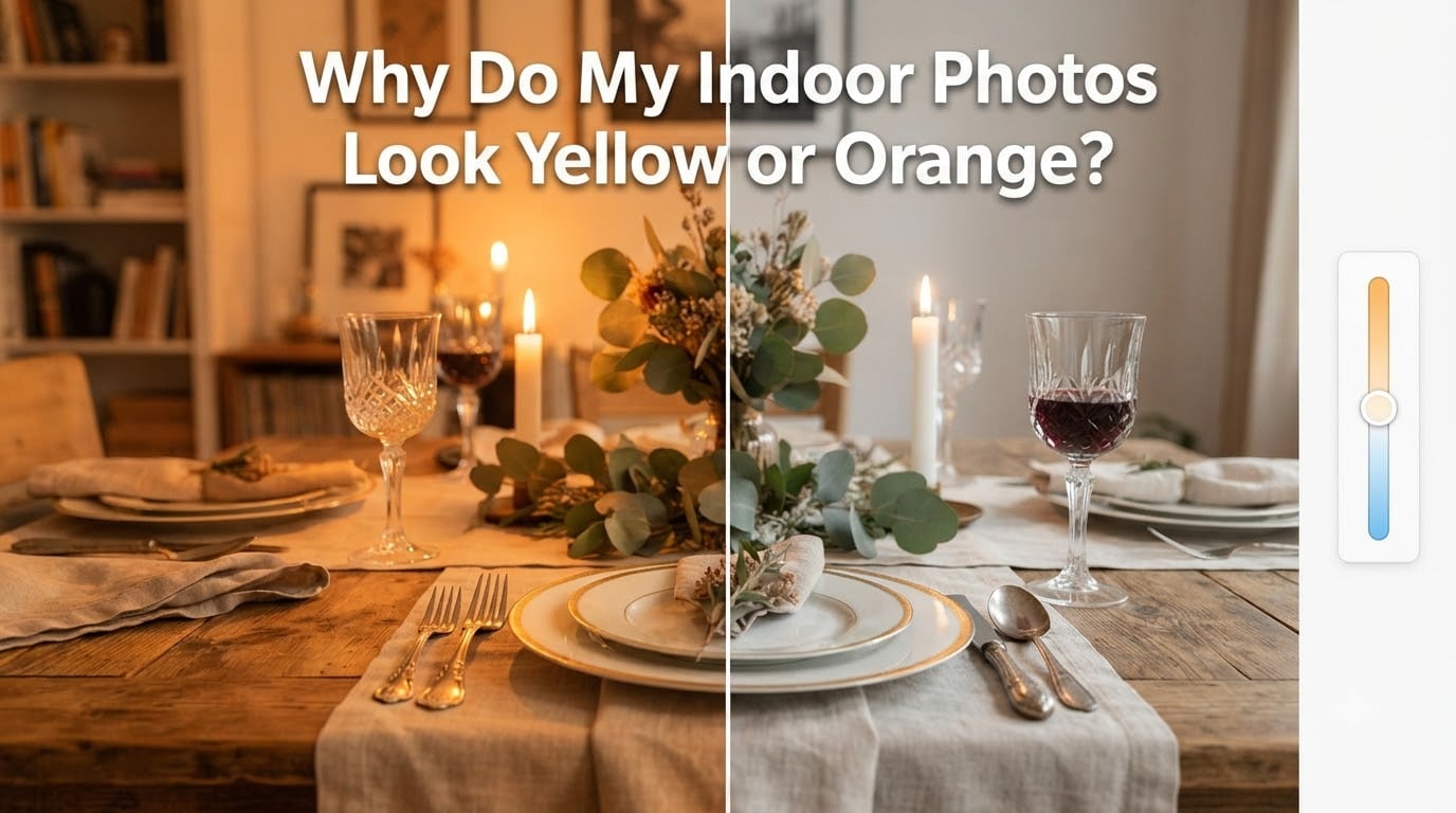 Why Do My Indoor Photos Look Yellow or Orange?