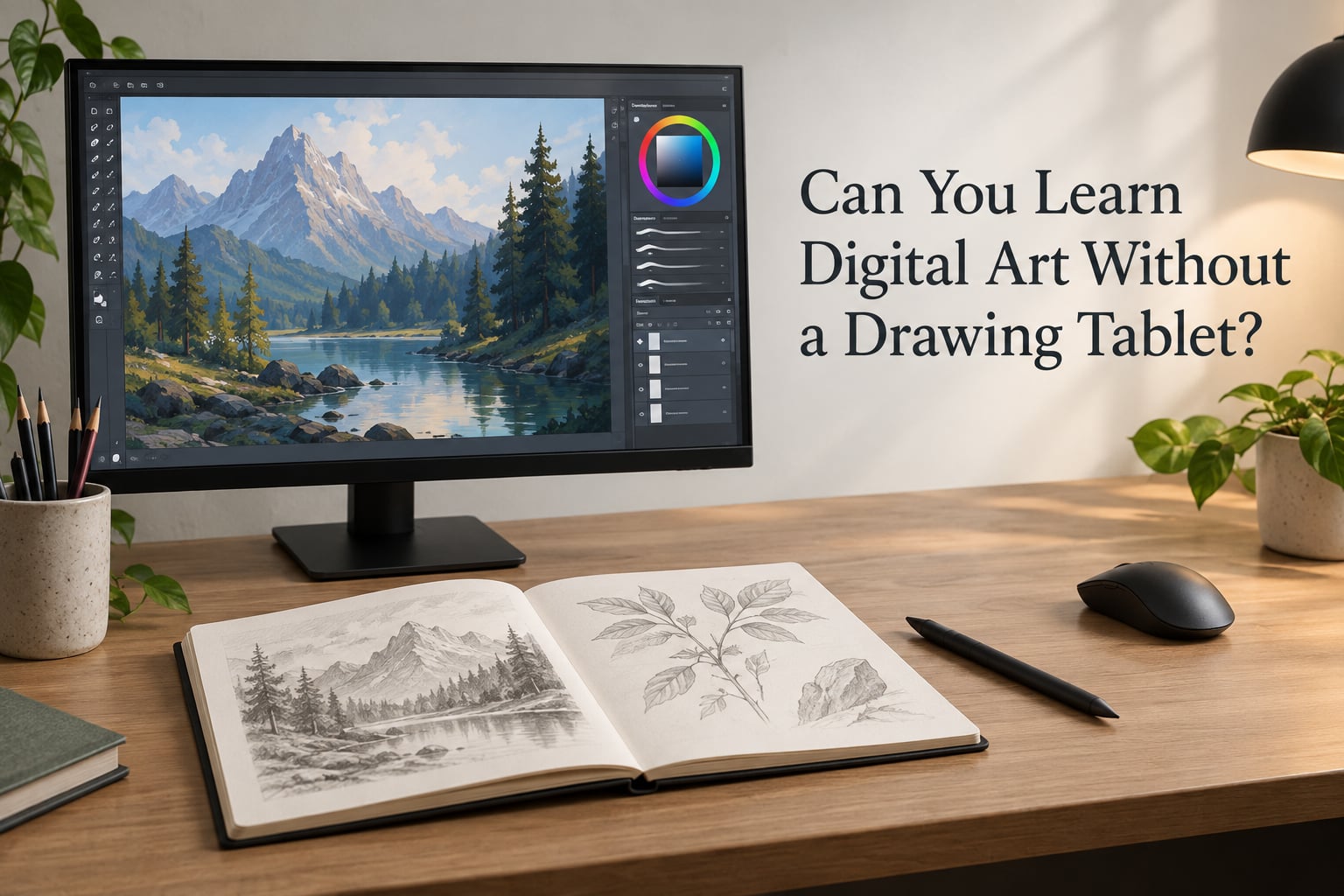 Can You Learn Digital Art Without a Drawing Tablet?