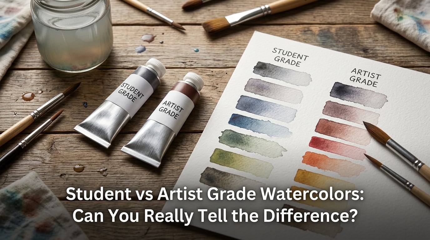Student vs Artist Grade Watercolors: Can You Really Tell the Difference?