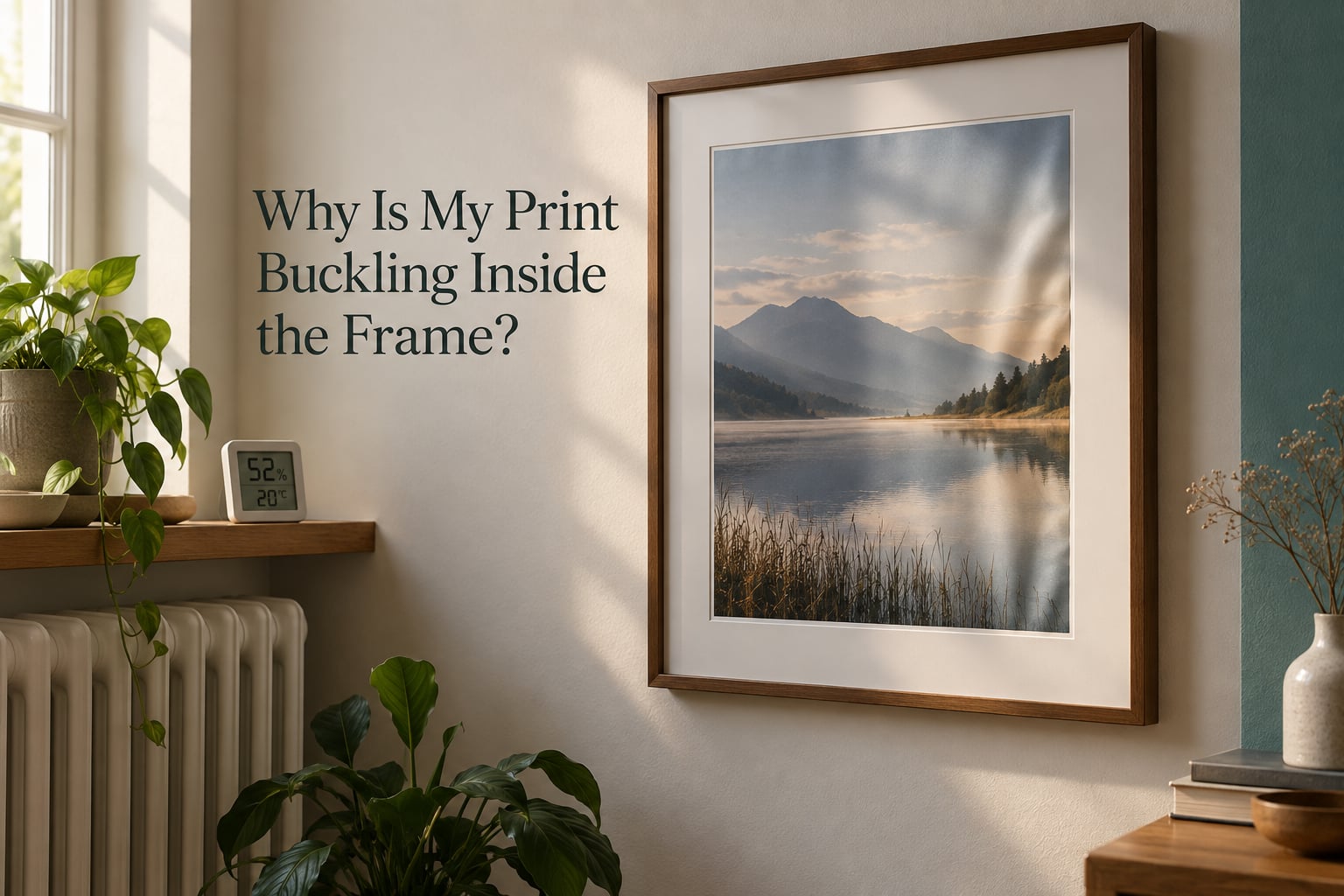 Why Is My Print Buckling Inside the Frame?
