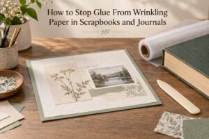 How to Stop Glue From Wrinkling Paper in Scrapbooks and Journals