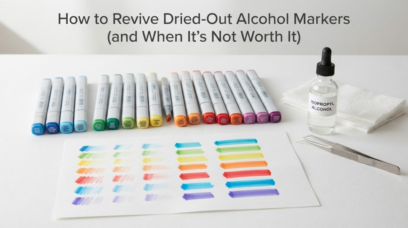 How to Revive Dried-Out Alcohol Markers (and When It's Not Worth It)