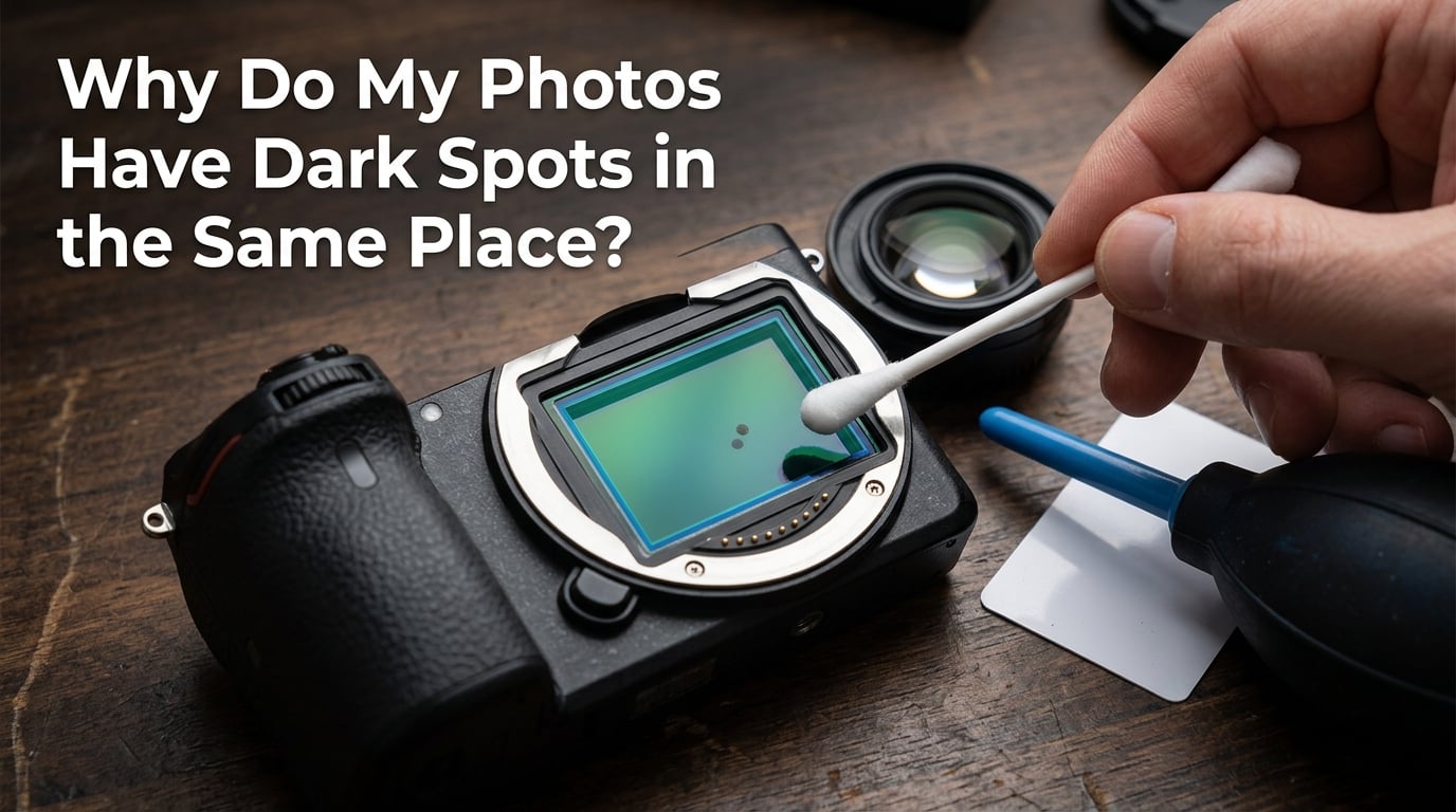 Why Do My Photos Have Dark Spots in the Same Place?