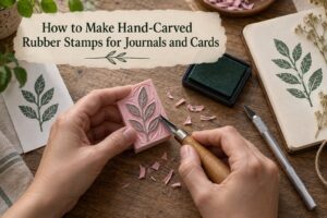 How to Make Hand-Carved Rubber Stamps for Journals and Cards