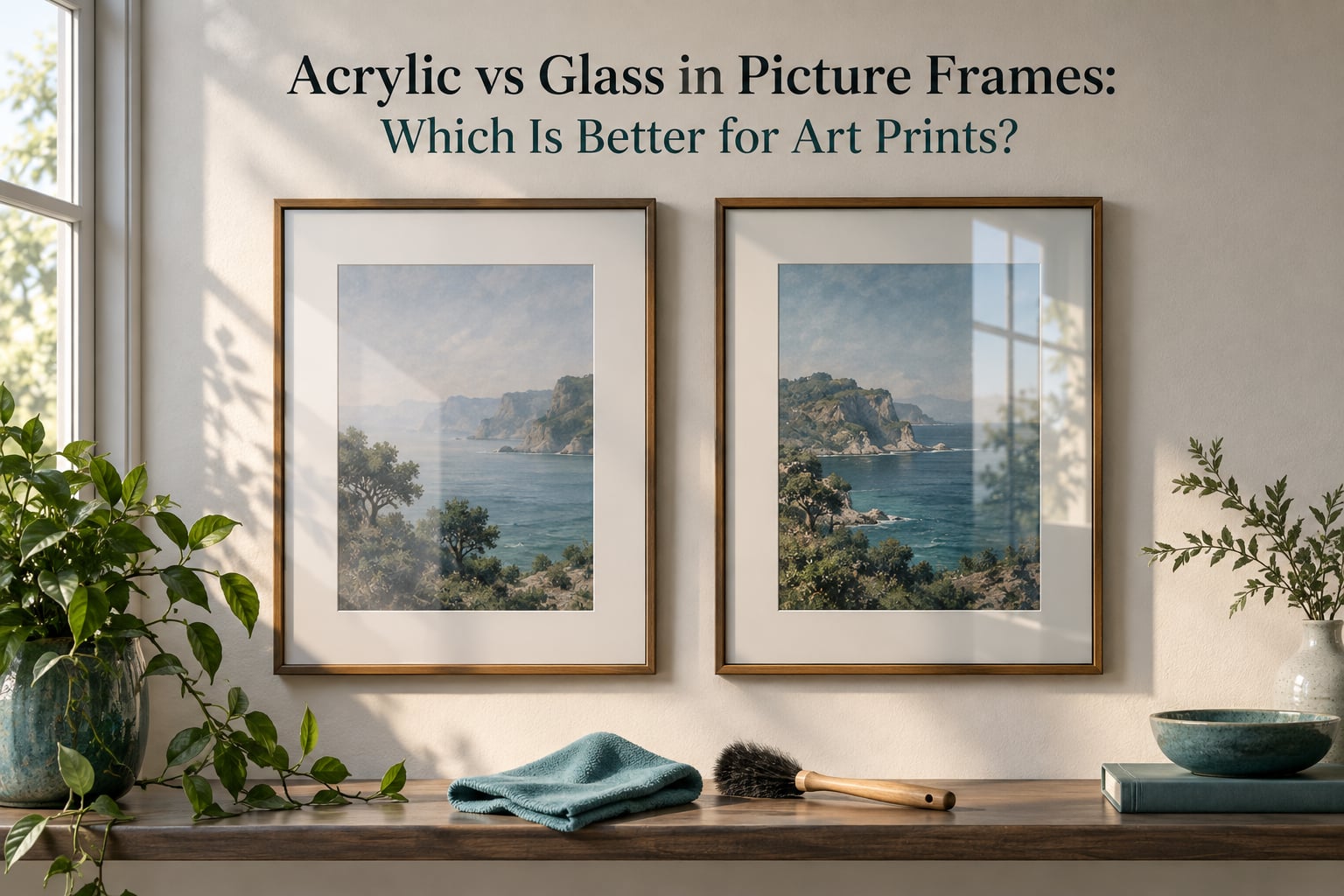 Acrylic vs Glass in Picture Frames: Which Is Better for Art Prints?