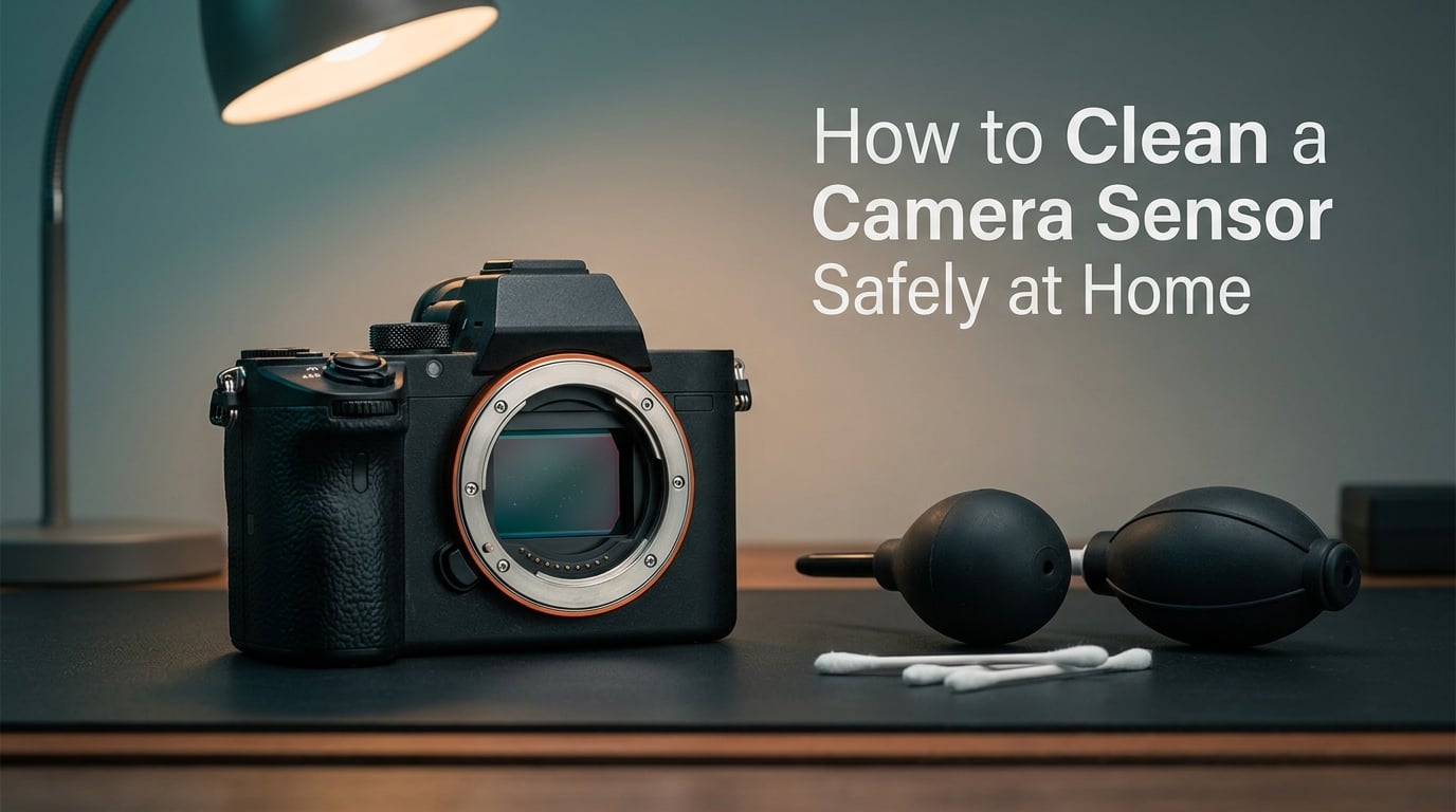 How to Clean a Camera Sensor Safely at Home
