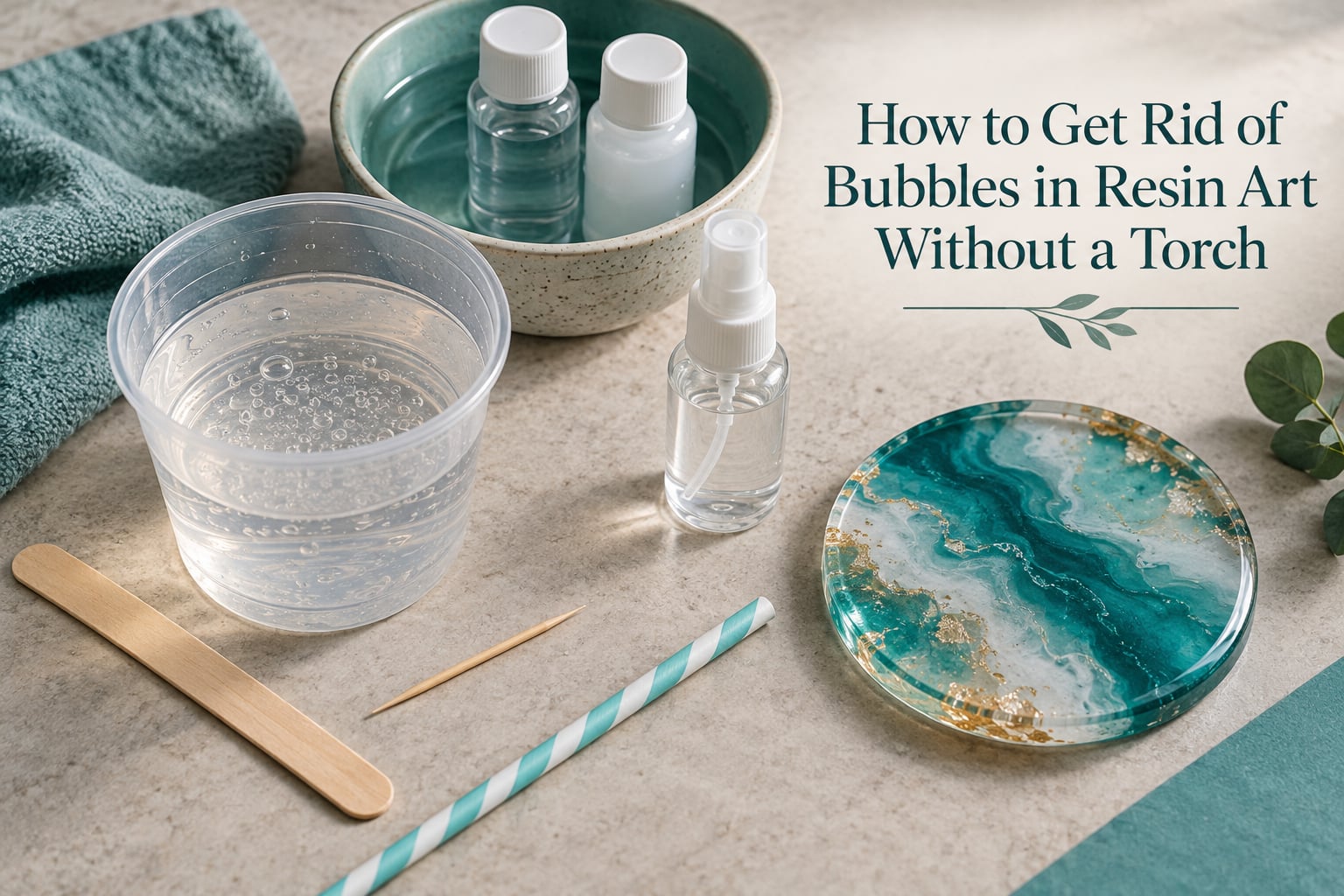 How to Get Rid of Bubbles in Resin Art Without a Torch