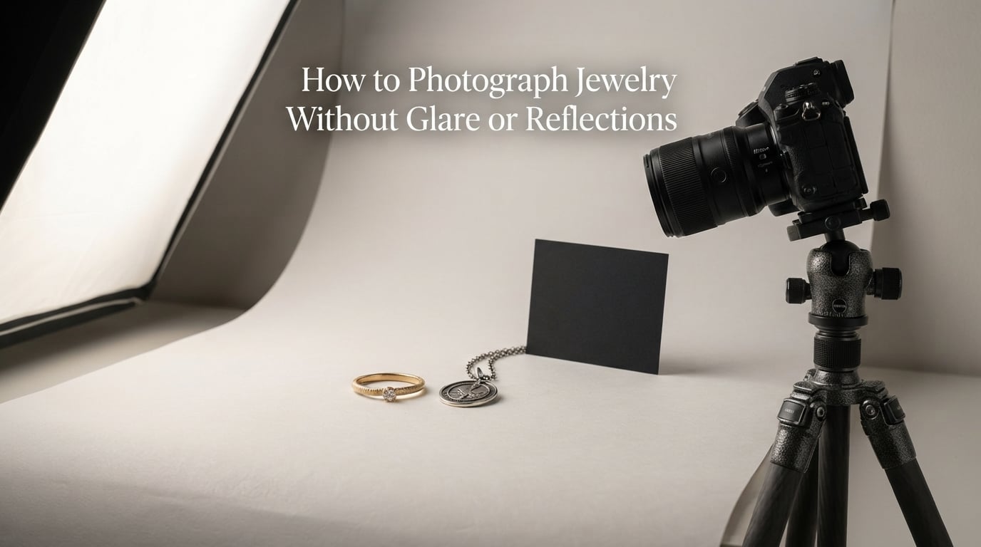 How to Photograph Jewelry Without Glare or Reflections