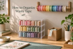 How to Organize Washi Tape