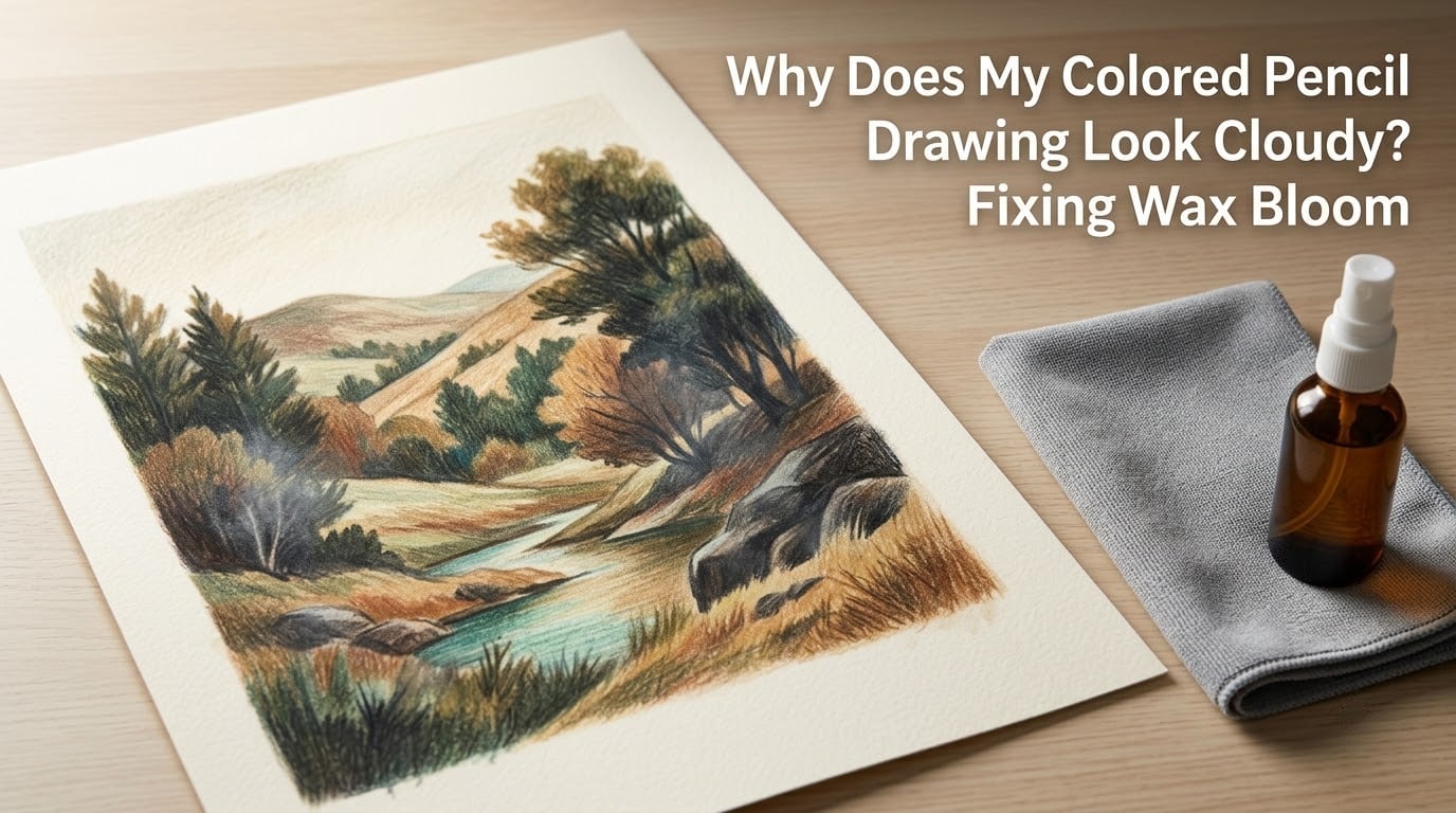 Why Does My Colored Pencil Drawing Look Cloudy? Fixing Wax Bloom