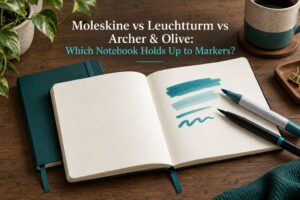 Moleskine vs Leuchtturm vs Archer & Olive: Which Notebook Holds Up to Markers?