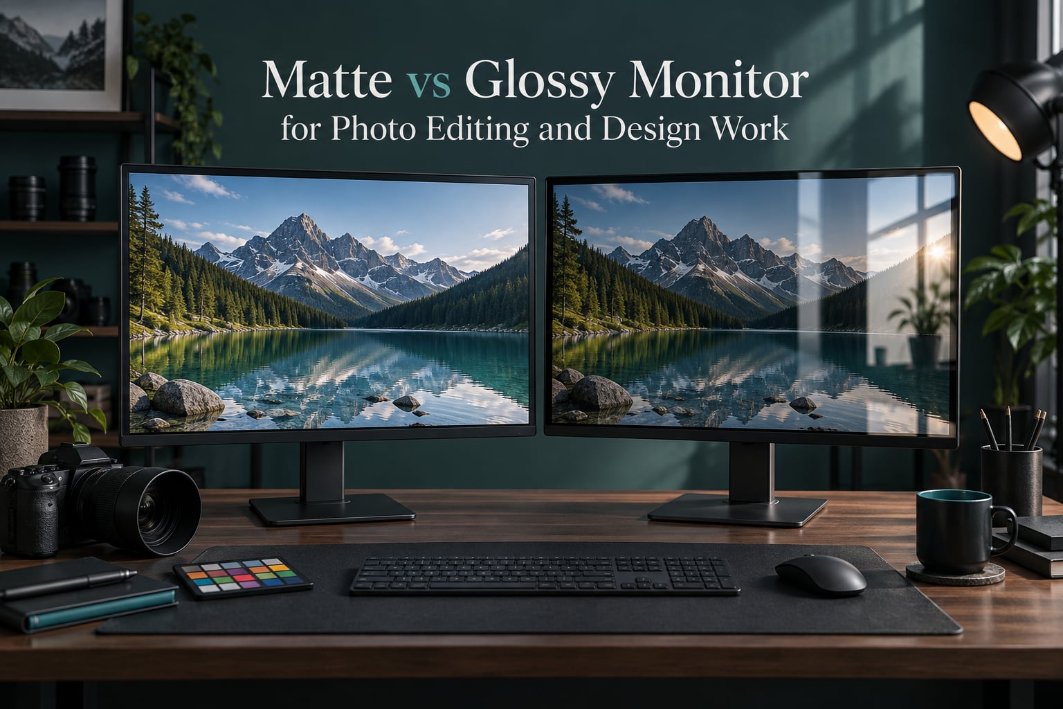 Matte vs Glossy Monitor for Photo Editing and Design Work