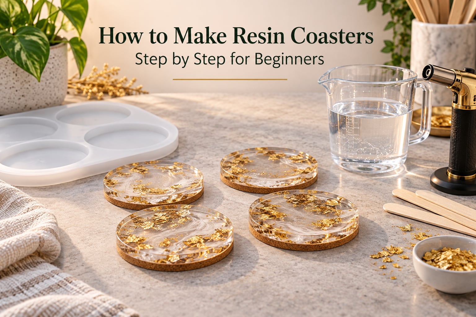 How to Make Resin Coasters Step by Step for Beginners