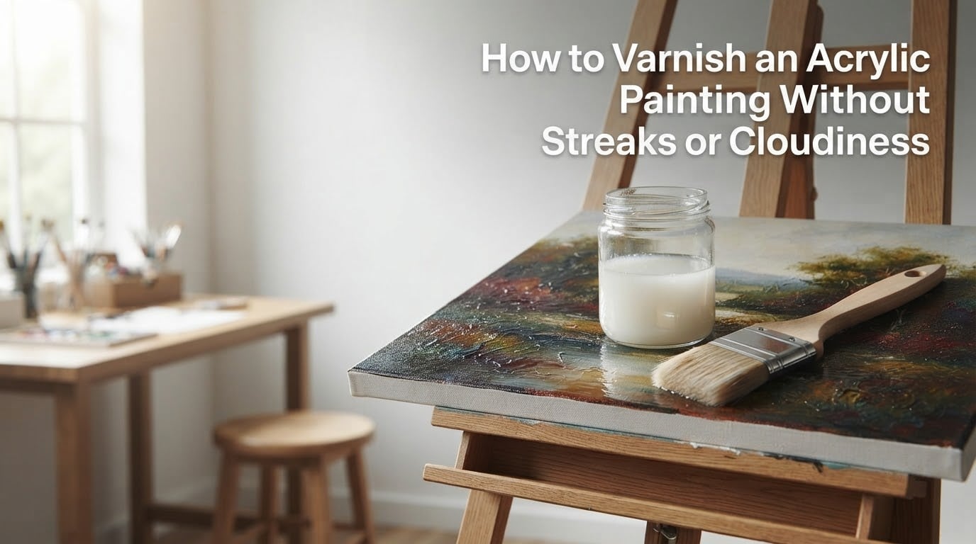 How to Varnish an Acrylic Painting Without Streaks or Cloudiness
