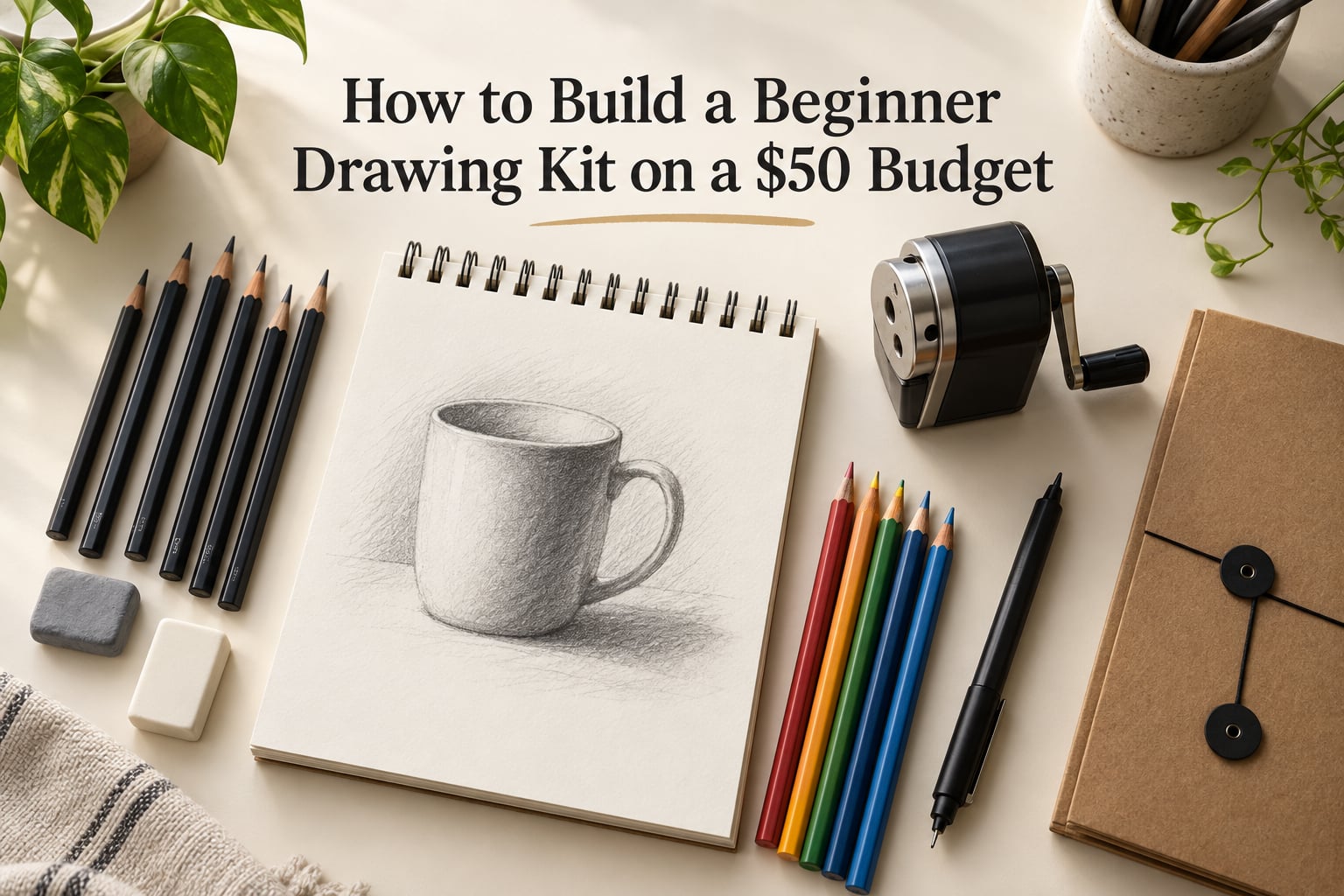 How to Build a Beginner Drawing Kit on a $50 Budget